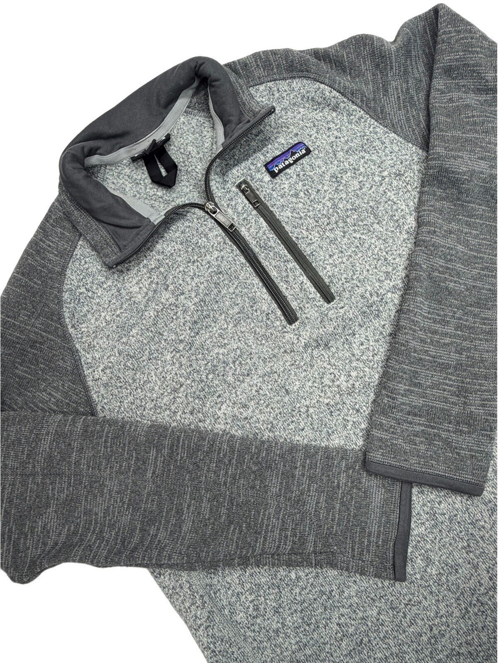 Patagonia Better Sweater Medium Gray Quarter Zip Fleece